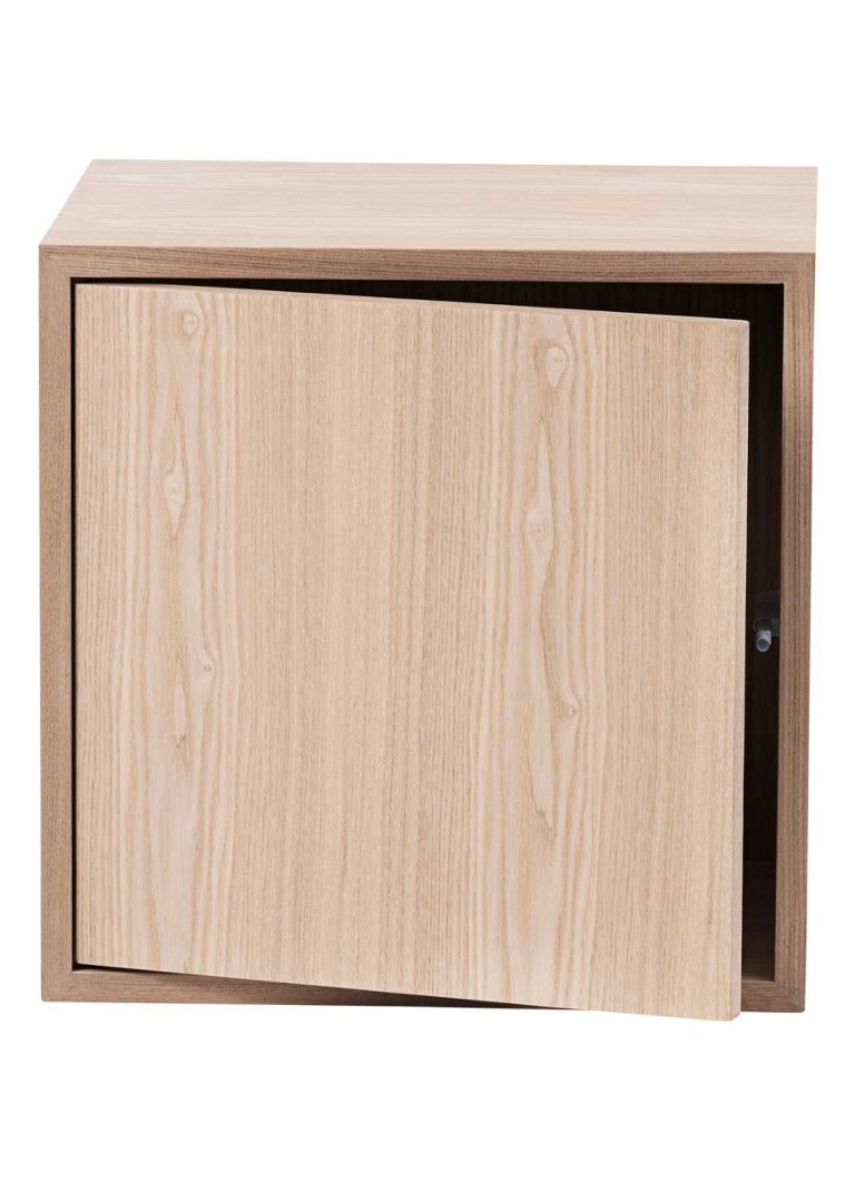 Muuto Stacked 2.0 kast medium met deur Naturel - Deal