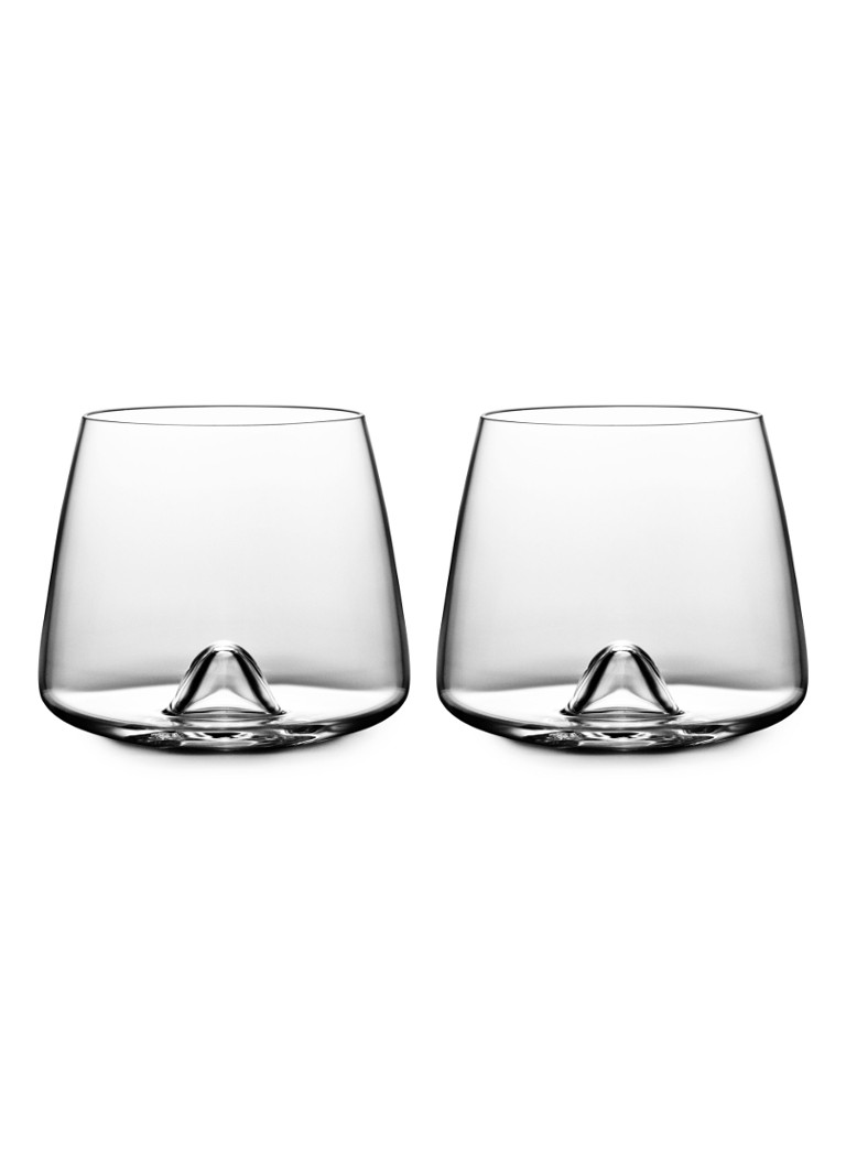 Normann Copenhagen Whisky glas set van 2 Transparant - Deal
