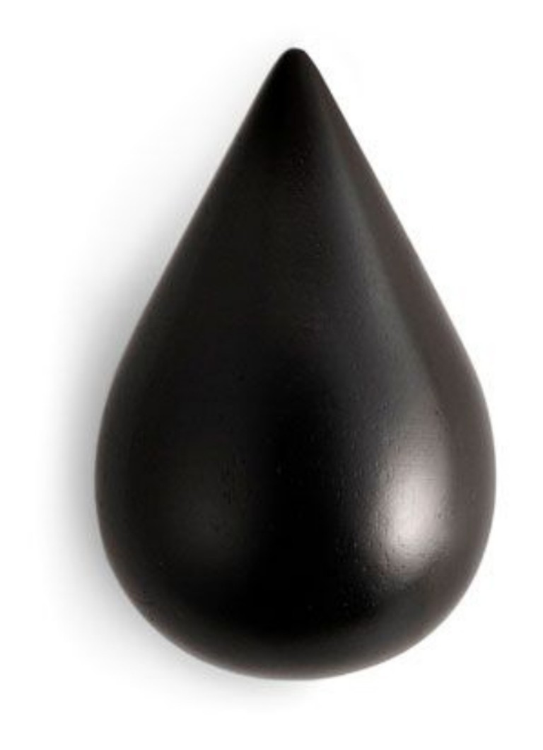 Normann Copenhagen Dropit haak 2 stuks small Zwart