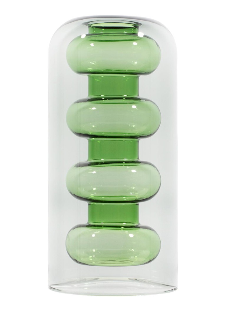 Tom Dixon Bump Tall vaas 27 cm Groen