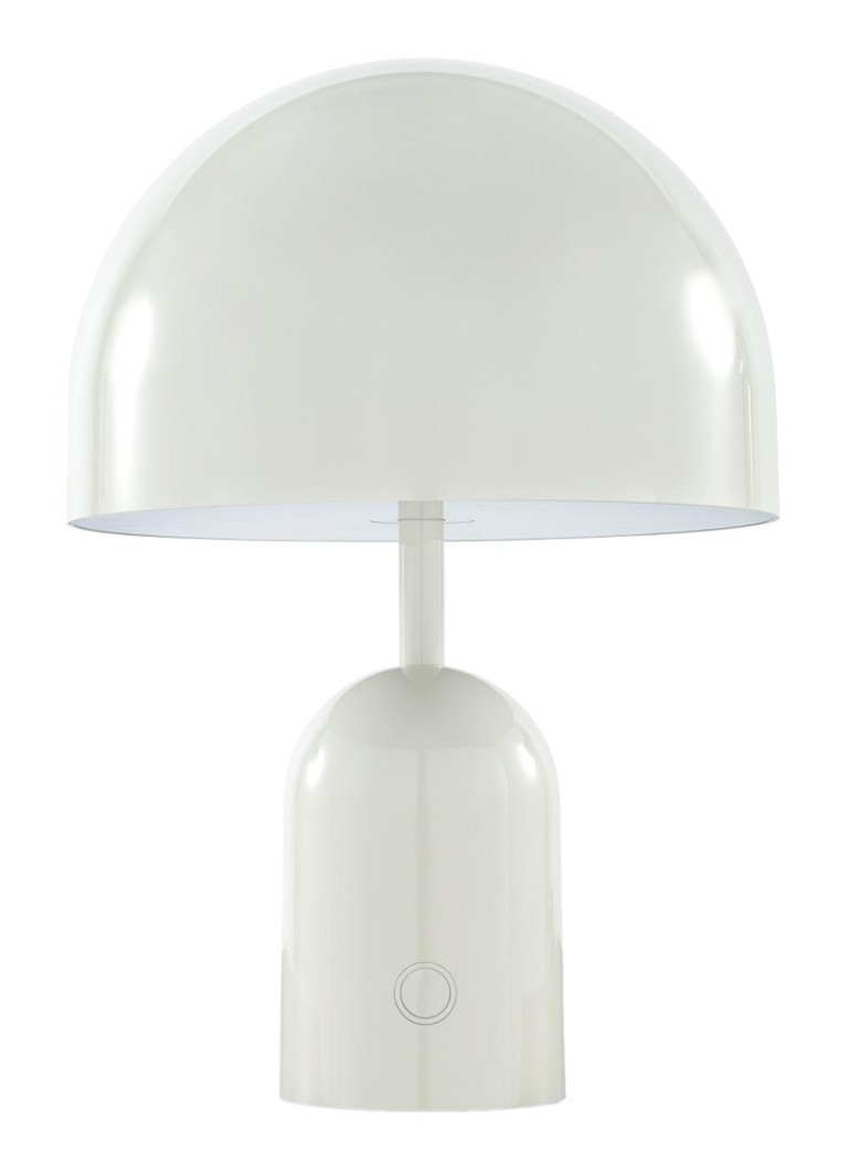 Tom Dixon Bell oplaadbare tafellamp 28 cm Gebroken wit