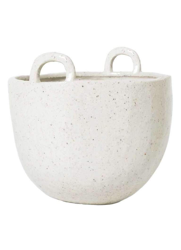 Ferm LIVING Speckle bloempot voor binnen Ø18.5 Gebroken wit - Deal