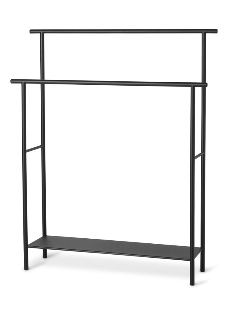 Ferm LIVING Dora handdoekrek 50 cm Zwart
