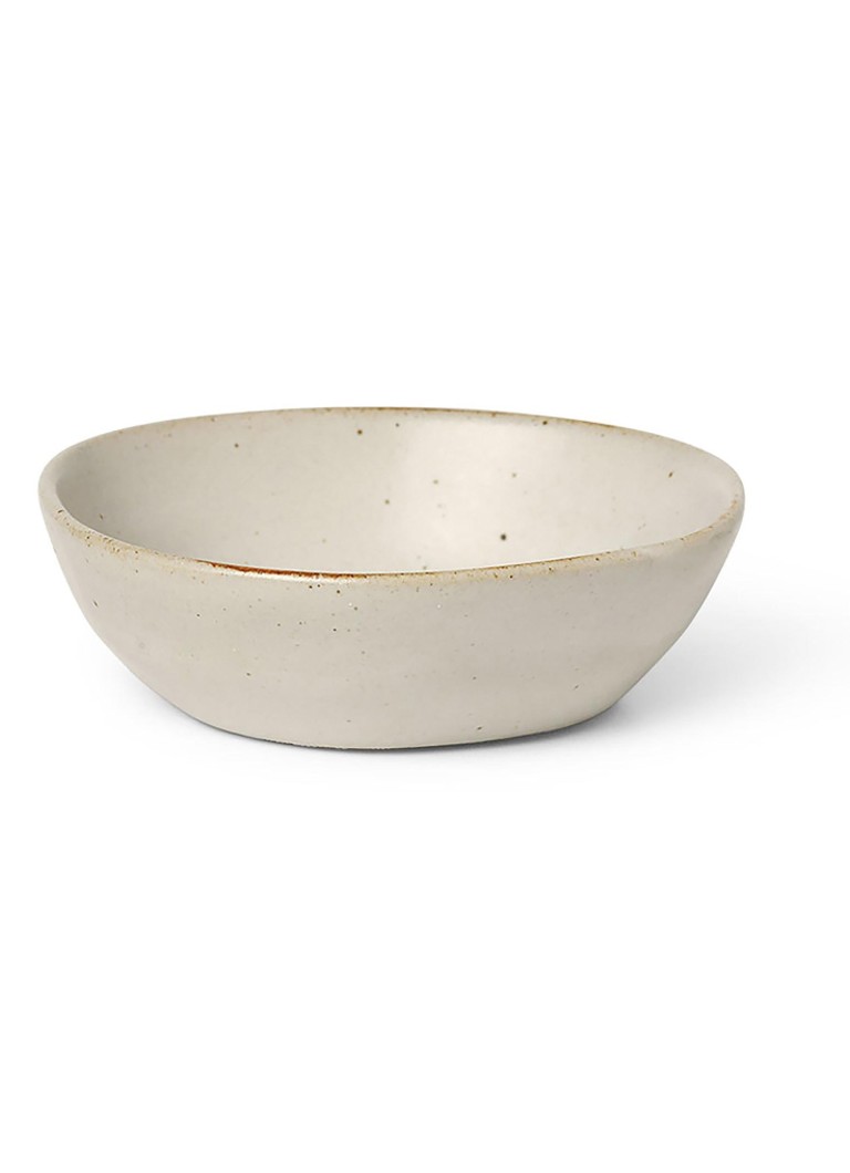 Ferm LIVING Flow schaal small Ø9 cm Creme