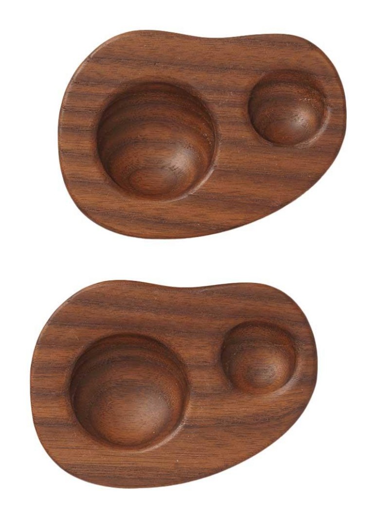 Ferm LIVING Cairn eierdopje set van 2 Bruin - Deal