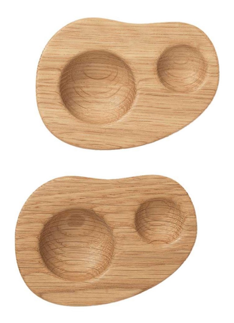 Ferm LIVING Cairn eierdopje set van 2 Bruin - Deal
