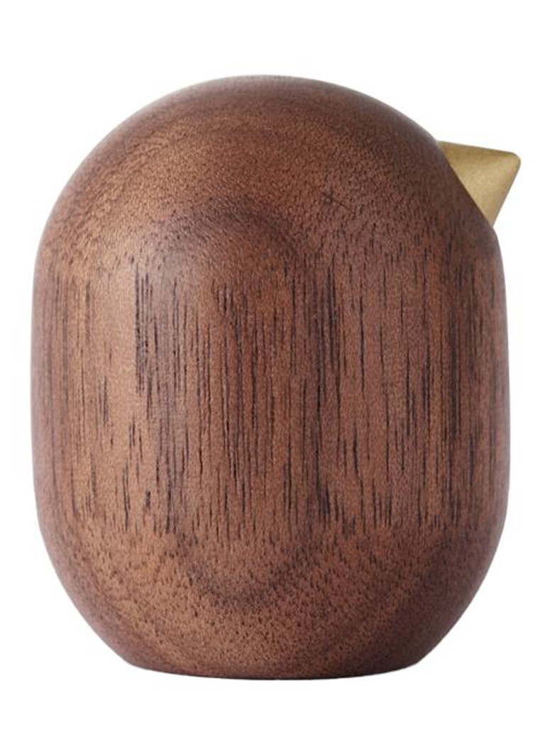 Normann Copenhagen Little Bird ornament 4,5 cm Bruin - Deal