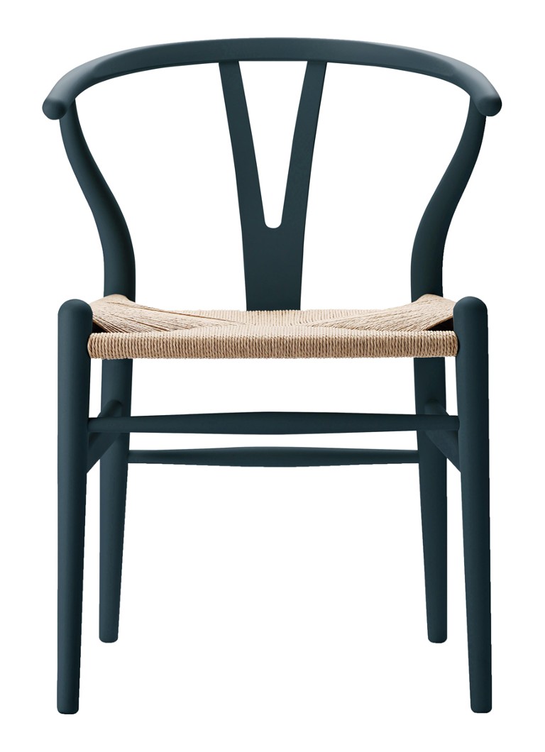 Carl Hansen & Son CH24 Ilse Crawford Wishbone stoel 55 x 76 cm Blauw