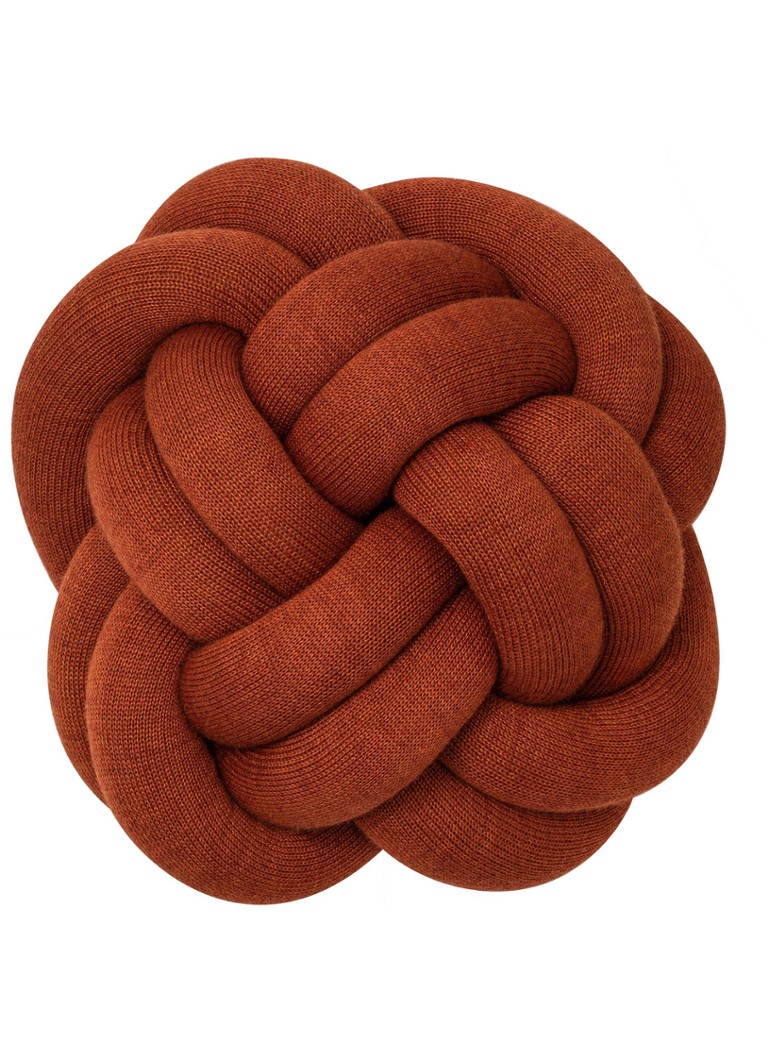 Design House Stockholm Knot sierkussen 30 x 30 cm Roodbruin - Deal