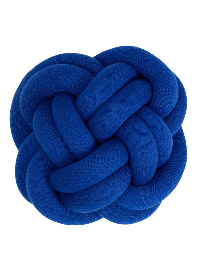 Design House Stockholm Knot sierkussen 30 x 30 Kobaltblauw - Deal