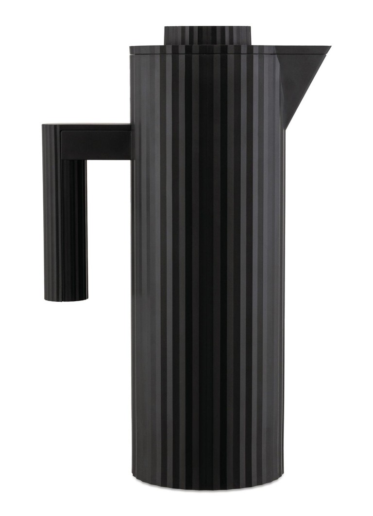 Alessi Plissé thermoskan 1 liter Zwart - Deal