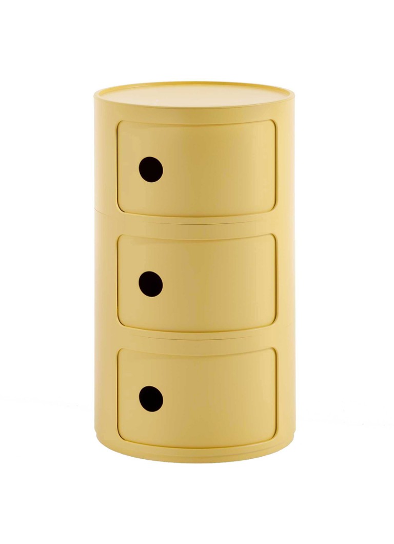 Kartell Componibili opbergkast 58 x 32 cm Geel