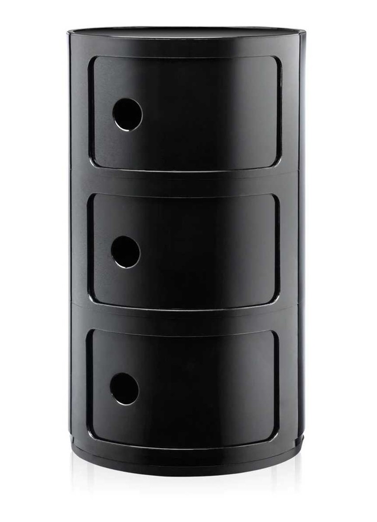 Kartell Componibili opbergkast 58 x 32 cm Zwart - Deal