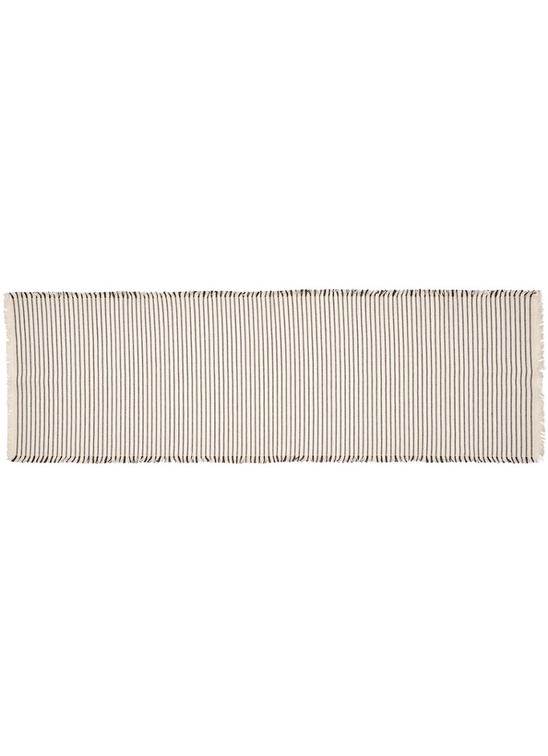 Broste Copenhagen Elouise tafelloper 140 x 41,5 cm Wit - Deal