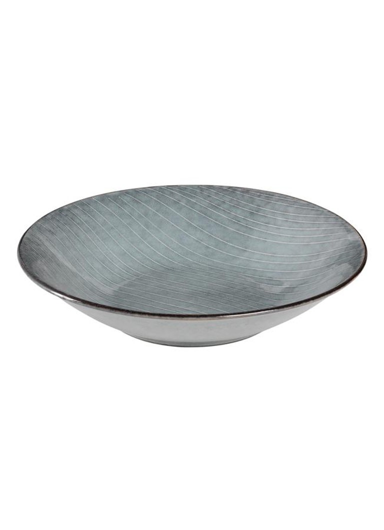 Broste Copenhagen Nordic diep bord 22,5 cm Blauw - Deal