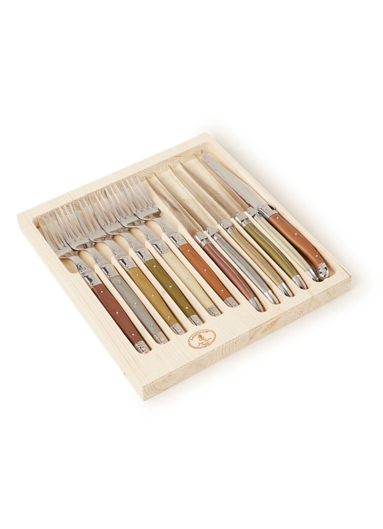 Laguiole Jean Dubost Steakbestekset 12-delig Multicolor - Deal