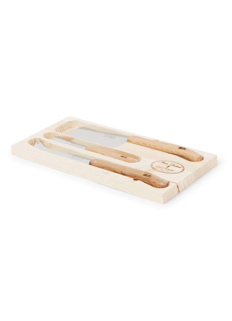 Laguiole Jean Dubost Kaasmes set van 3 Zand - Deal
