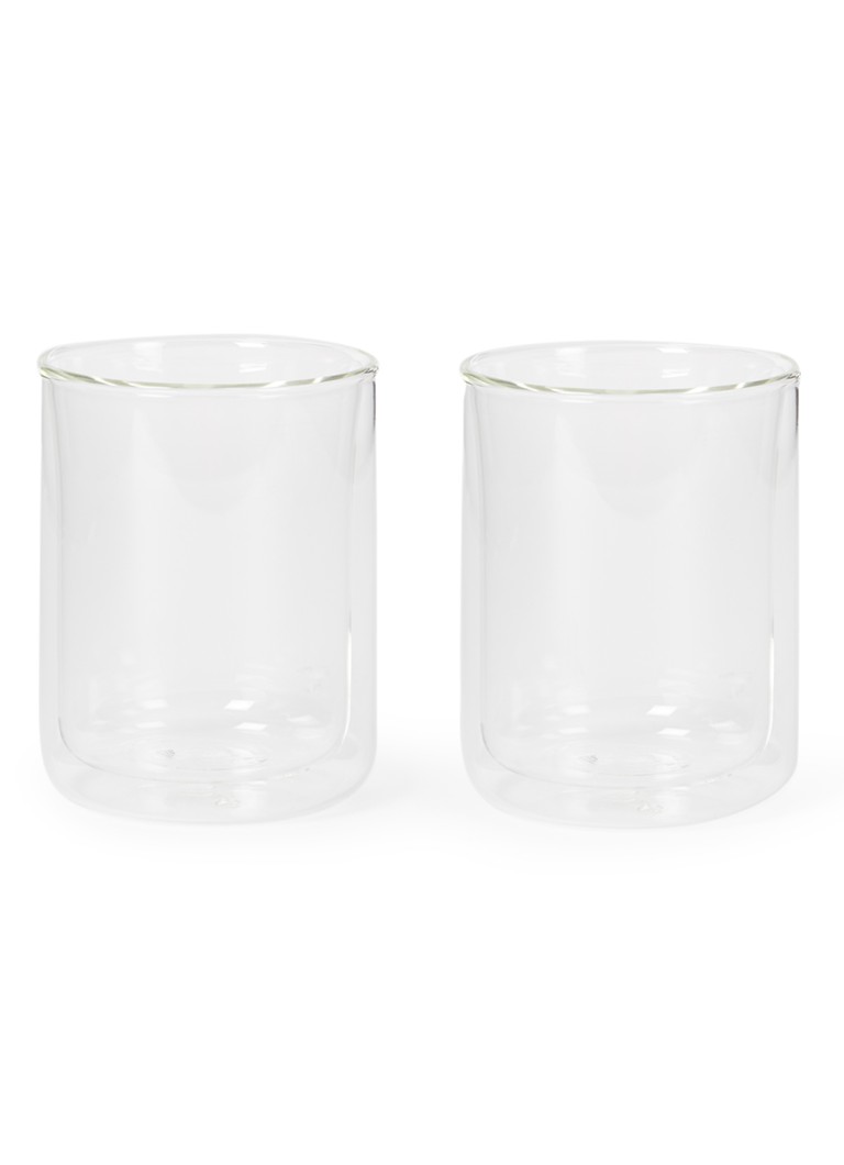 Bredemeijer San Remo dubbelwandig theeglas 29 cl set van 2 Transparant - Deal