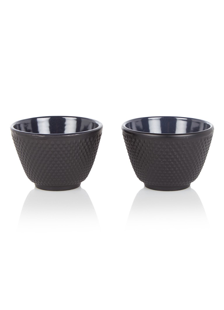 Bredemeijer Jang kopje 8 cl - set van 2 Zwart - Deal