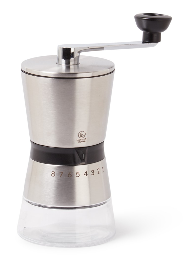 Leopold Vienna Bologna koffiemolen LV143002 Zilver - Deal