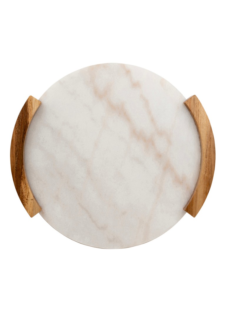 Bredemeijer Viggo serveerplank Ø35 cm Ivoor - Deal