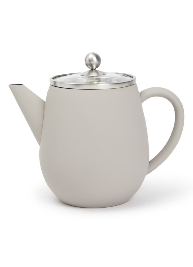 Bredemeijer Duet Eva theepot 1,1 liter Grijs - Deal