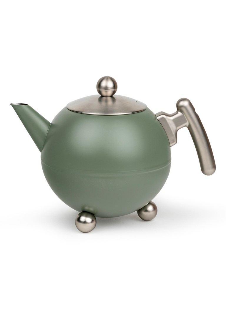 Bredemeijer Bella theepot 1,2 liter Legergroen - Deal
