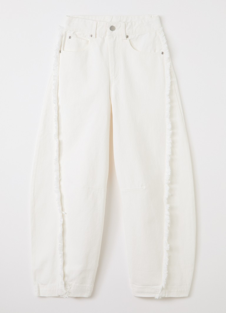 AI&KO Meisjes Quinn balloon fit jeans in de kleur Gebroken wit, maat: 10J=140