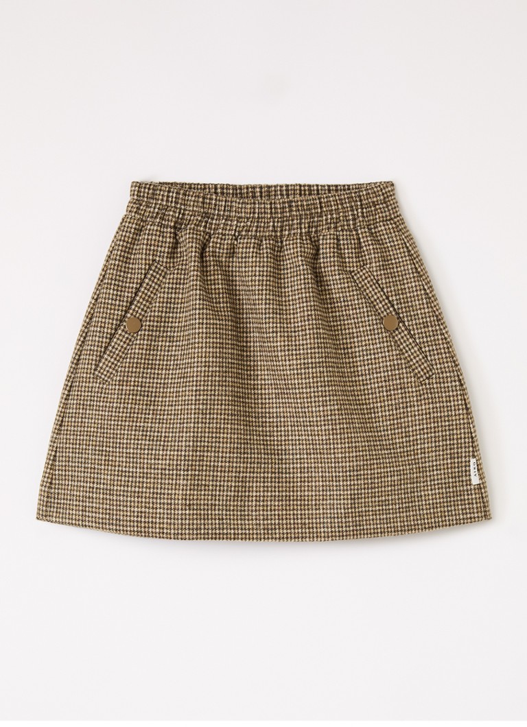 Aaiko Meisjes Lomay rok in wolblend in de kleur Beige, maat: 14J=164
