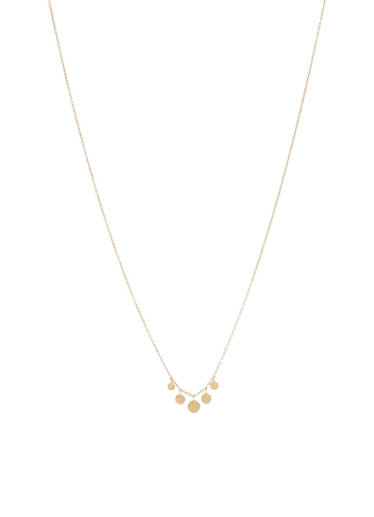 Pernille Corydon Dames Mini Coin ketting verguld in de kleur Goud, maat: OS