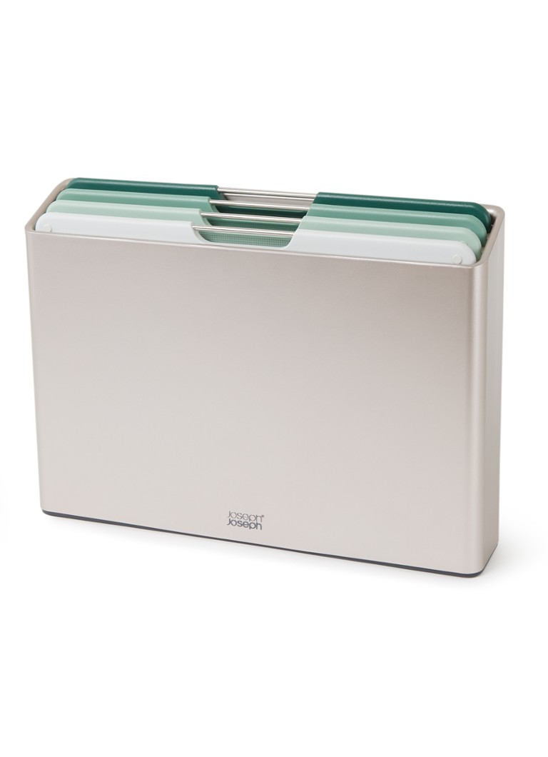 Joseph Joseph Folio Large snijplank 24 x 34 cm set van 4 Zeegroen - Deal