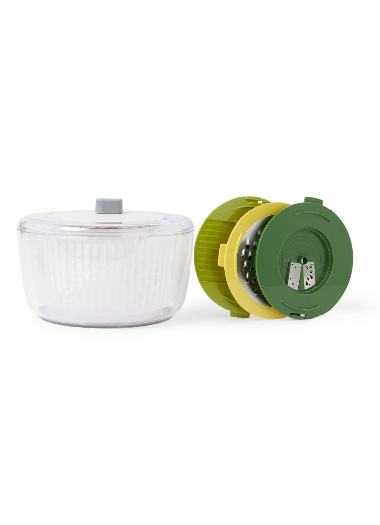 Joseph Joseph Multi-Prep salade voorbereiding set 4-delig Donkergroen - Deal