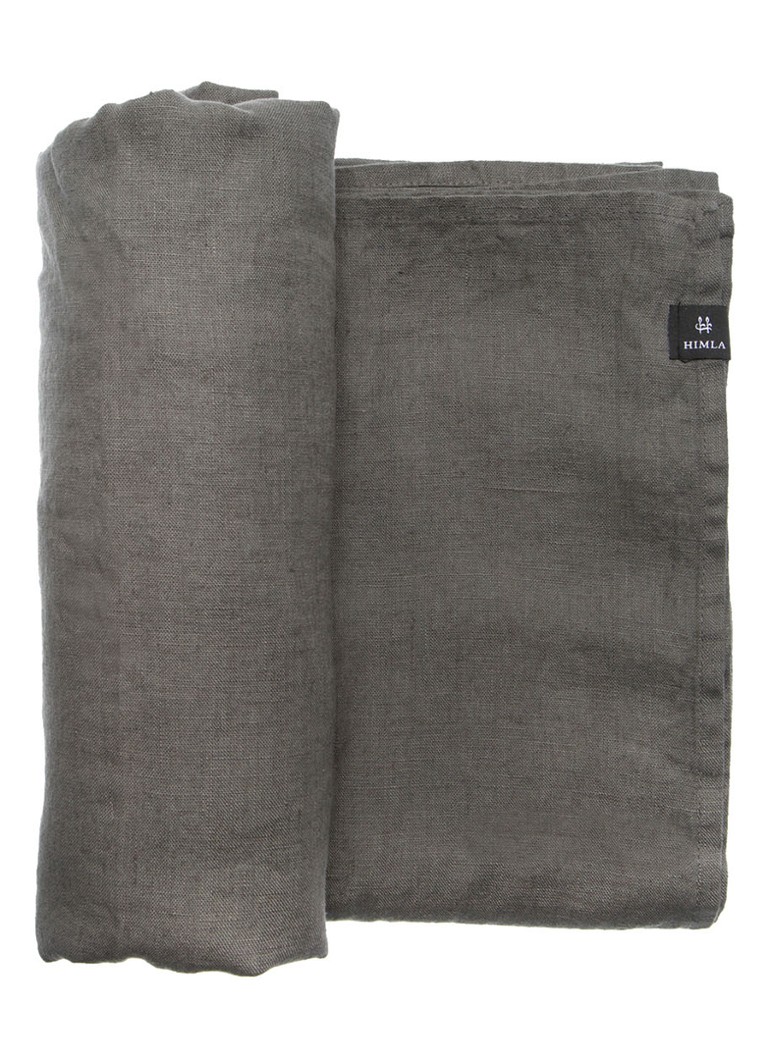 Himla Sunshine tafelkleed van linnen 145 x 330 cm Donkergrijs - Deal