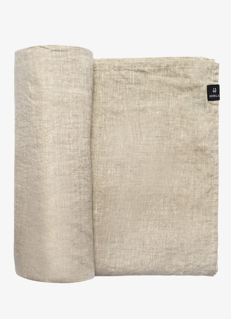 Himla Sunshine tafelkleed van linnen 145 x 250 cm Beige - Deal