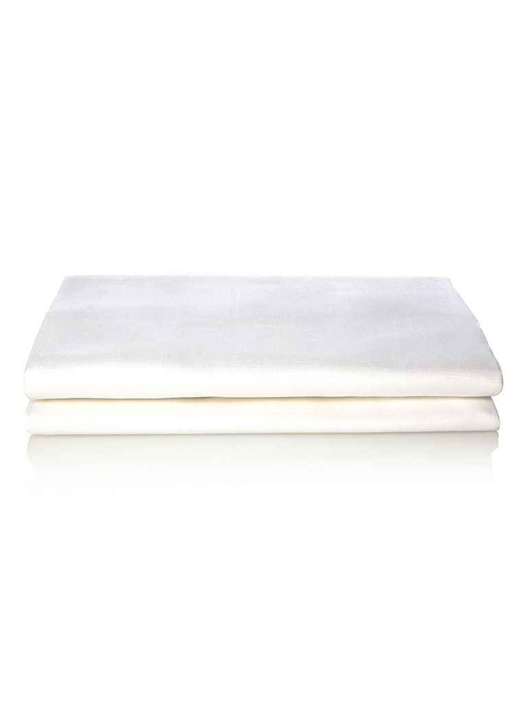 De Witte Lietaer Sonora tafelkleed van katoen 160 x 310 cm Wit - Deal