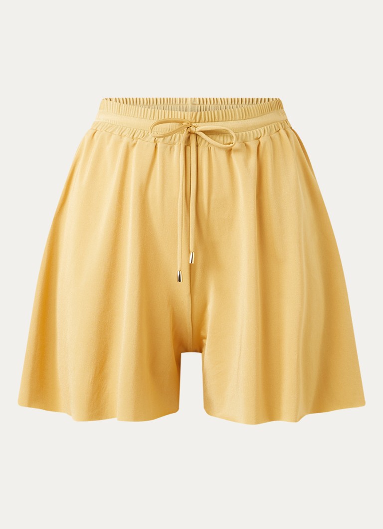 Pain de Sucre Dames Ilona zwemshorts met trekkoord in de kleur Okergeel, maat: S