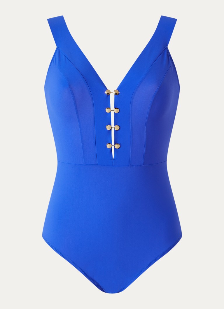 Pain de Sucre Dames Bonnie badpak met rugdecolleté in de kleur Beige, maat: S