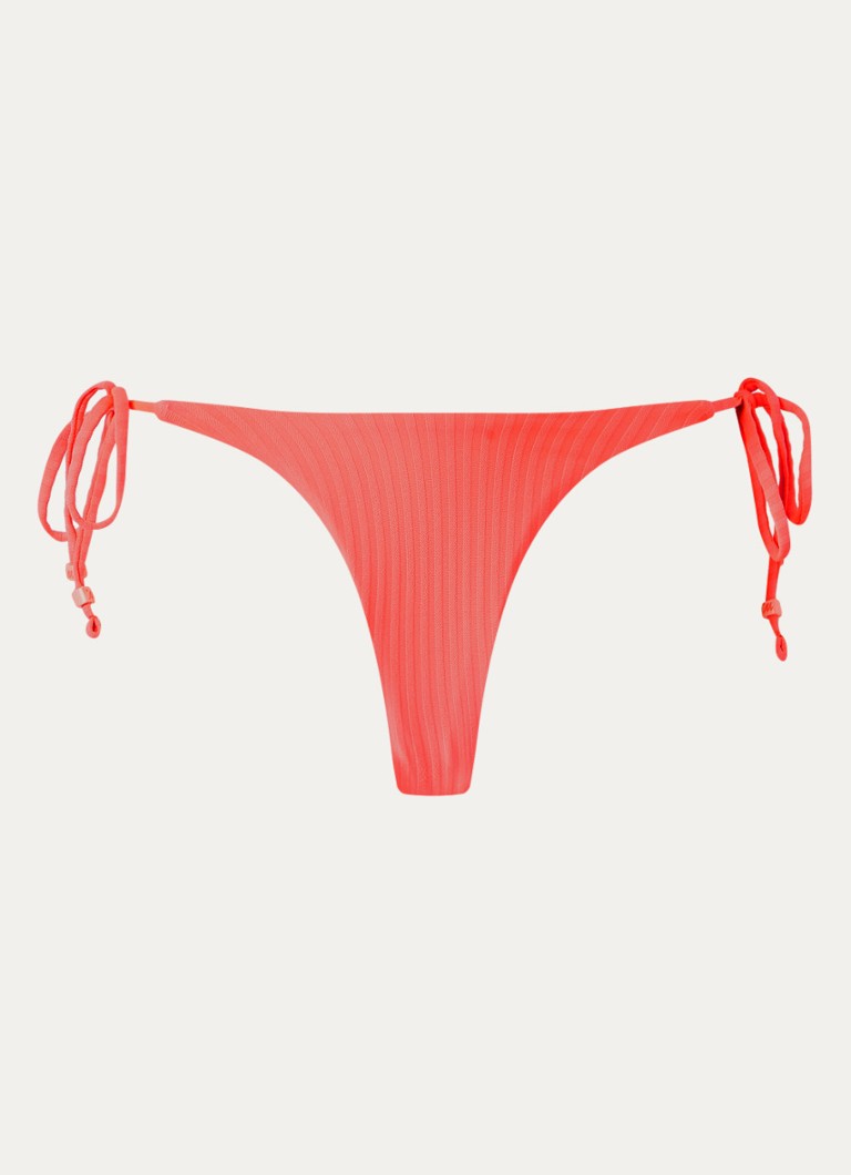 MAAJI Dames Flame Coral brazilian bikinislip in de kleur Koraal, maat: S