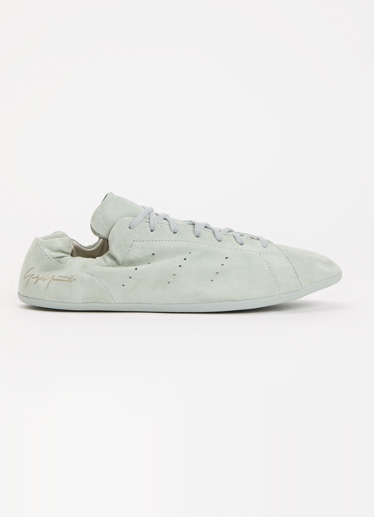 Y-3 Dames Stan Smith Lo Pro sneaker van suède in de kleur Mint, maat: 38