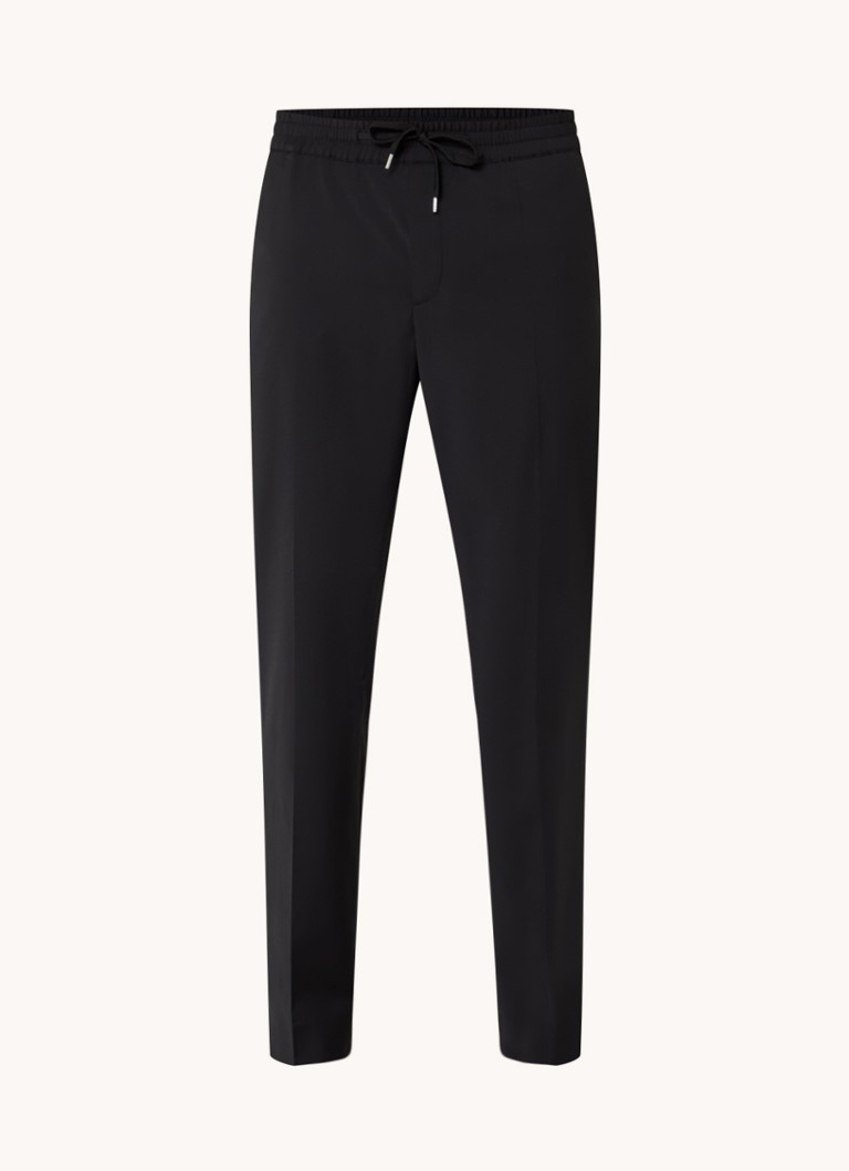 Sandro Heren Tapered fit chino in wolblend met steekzakken in de kleur Zwart
