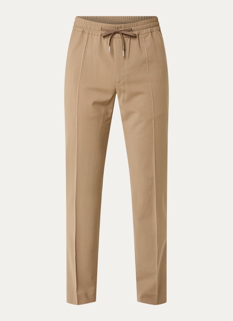 Sandro Heren Tapered fit chino in wolblend met steekzakken in de kleur Zand