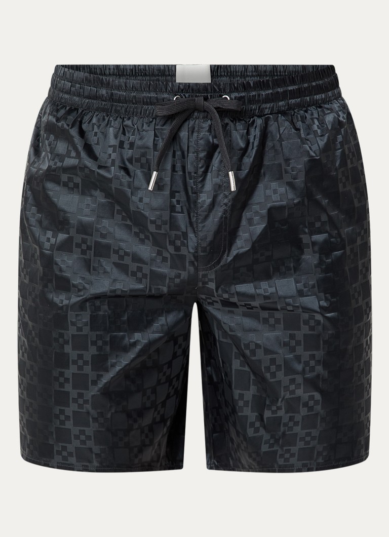 Sandro Heren Zwemshorts met jacquard dessin in de kleur Donkergrijs