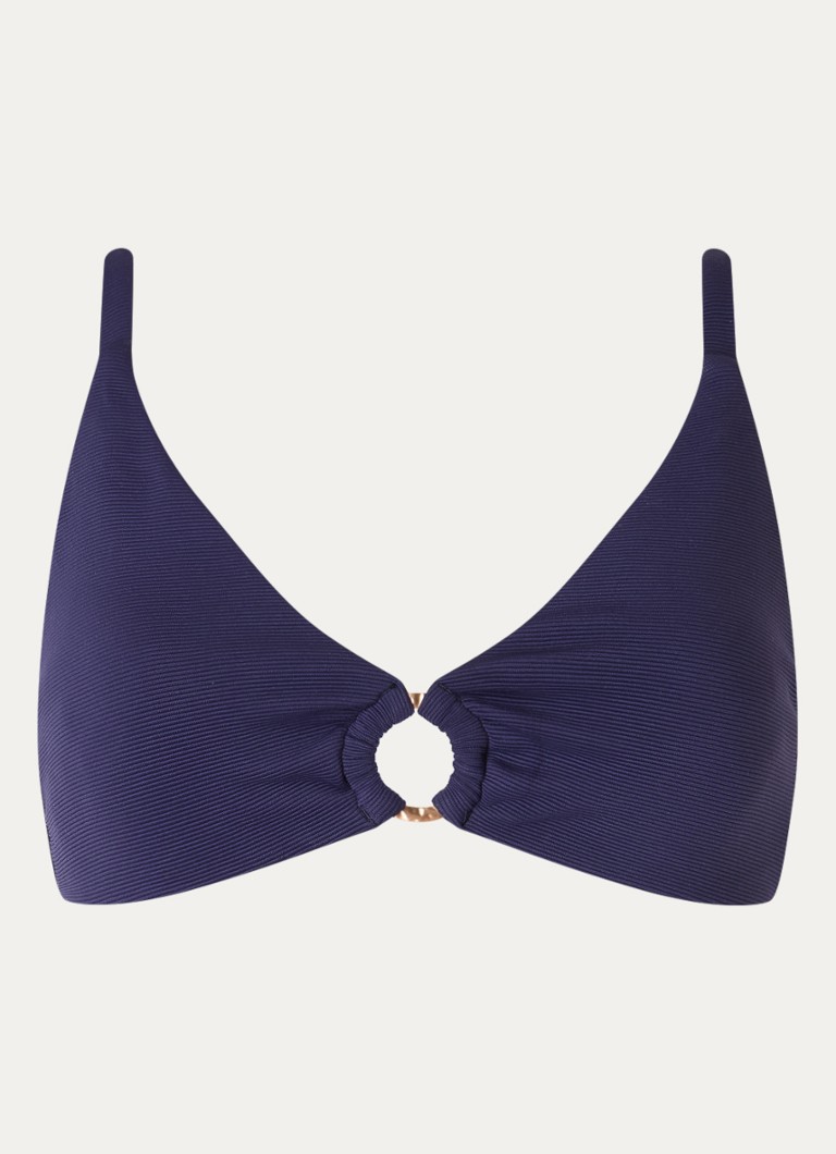 JETS Australia Dames Isla bikinitop met uitneembare vulling in de kleur Donkerblauw, maat: 42