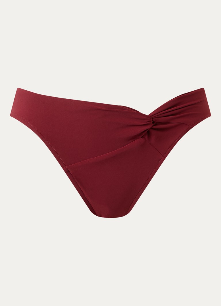 JETS Australia Dames Jetset bikinislip in de kleur Bordeauxrood, maat: 36