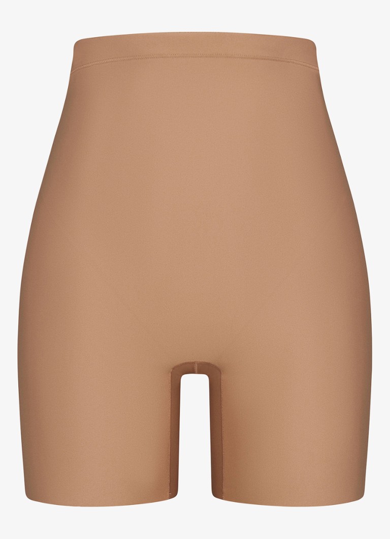 SKIMS Dames High waisted corrigerende short in de kleur Beige, maat: XXL