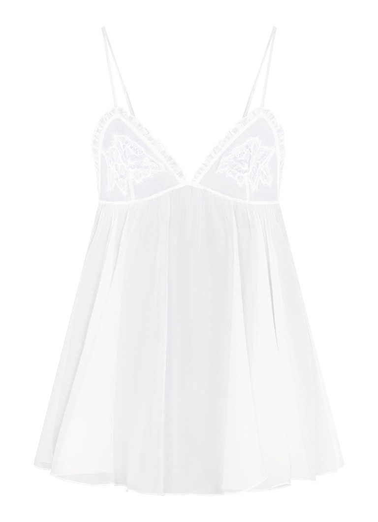 SKIMS Dames Romance babydoll met slip in de kleur Ivoor, maat: M