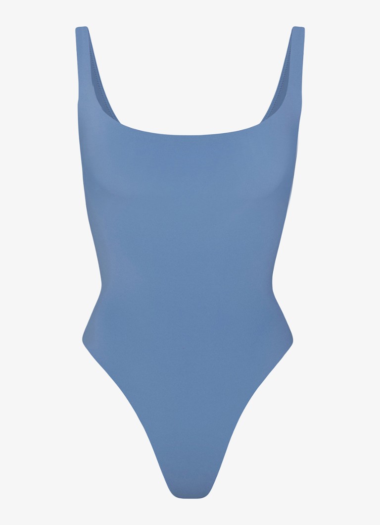 SKIMS Dames Fits Everybody body met rechthoekige hals in de kleur Arctic, maat: S