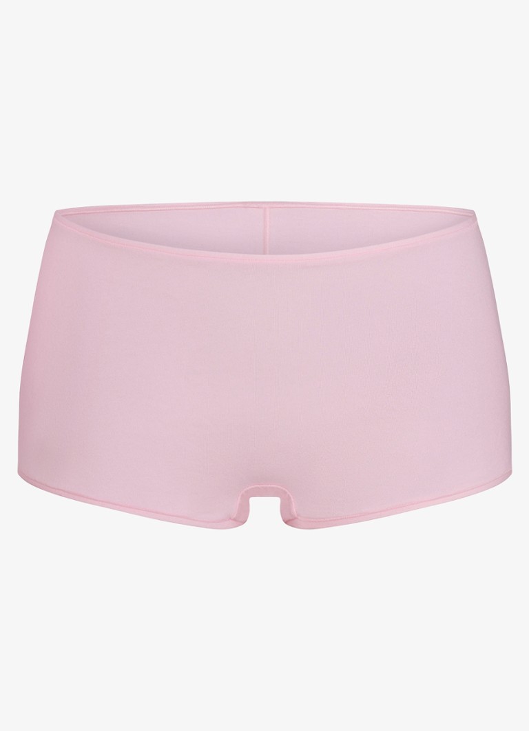 SKIMS Dames Everyday Cotton shorty in de kleur Lichtroze, maat: XS