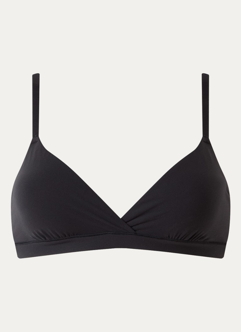 SKIMS Dames Fits Everybody bralette zonder vulling in de kleur Zwart, maat: XS