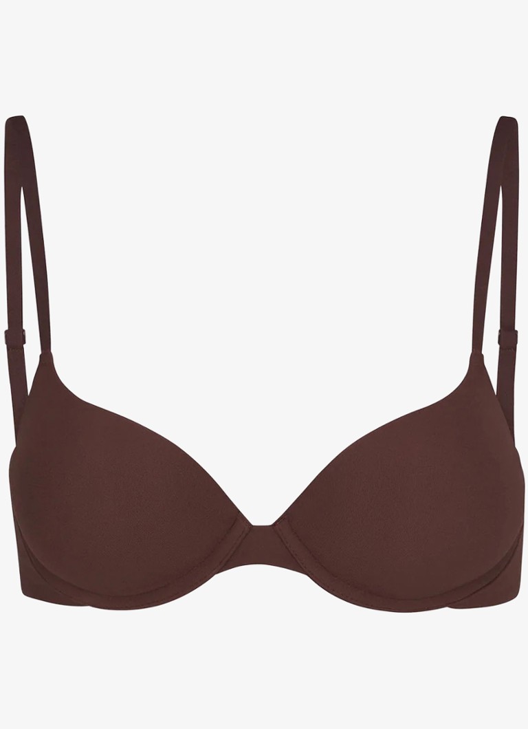 SKIMS Dames Fits everybody push-up bh in de kleur Bruin, maat: 80E